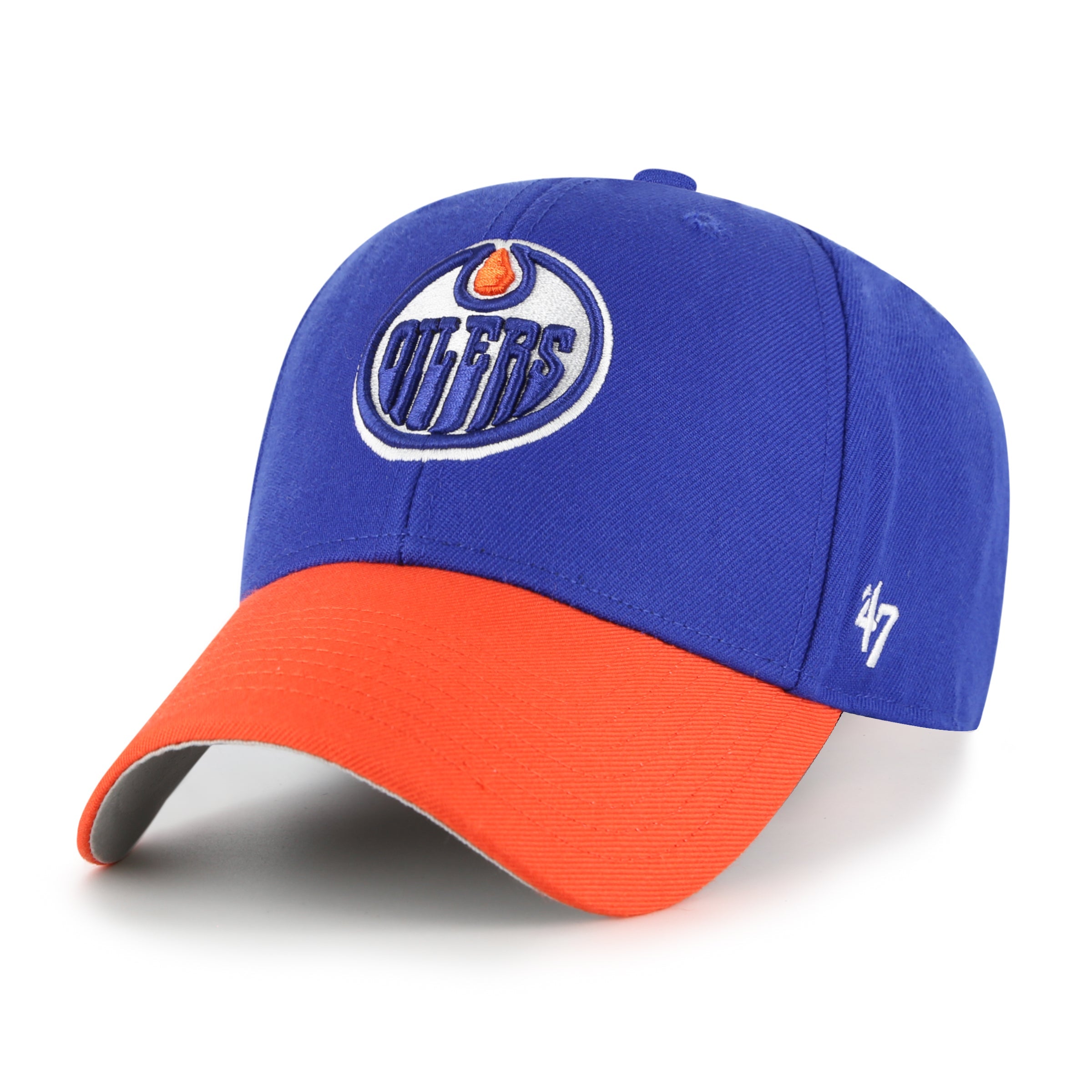 Edmonton Oilers NHL 47 Brand Men's Royal Two Tone MVP Adjustable Hat