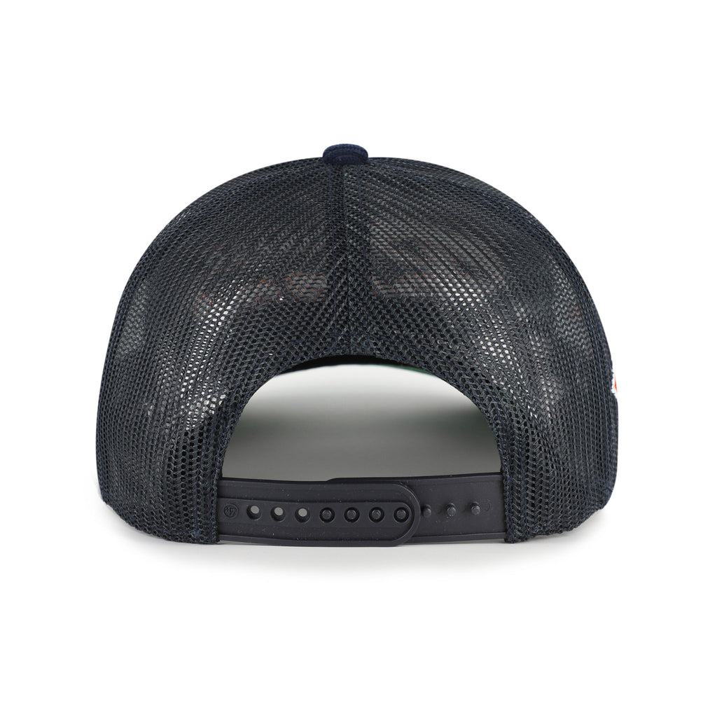 Toronto Maple Leafs NHL 47 Brand Men's Navy Double Header Mesh Hitch Snapback
