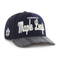 Toronto Maple Leafs NHL 47 Brand Men's Navy Windowpane Plaid Hitch Snapback Hat