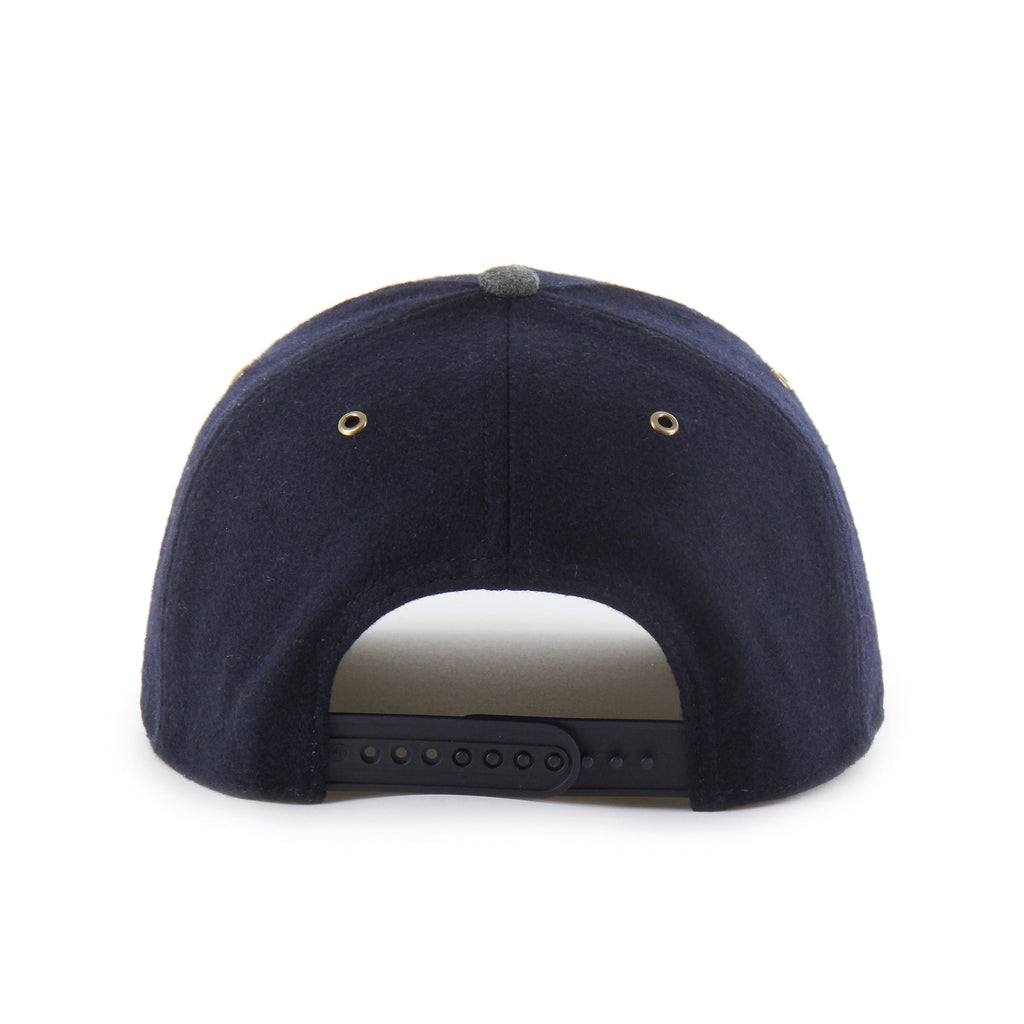 Toronto Maple Leafs NHL 47 Brand Men's Navy Windowpane Plaid Hitch Snapback Hat