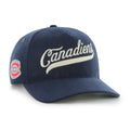 Montreal Canadiens NHL 47 Brand Men's Navy Golden Age Cord Hitch Adjustable Hat