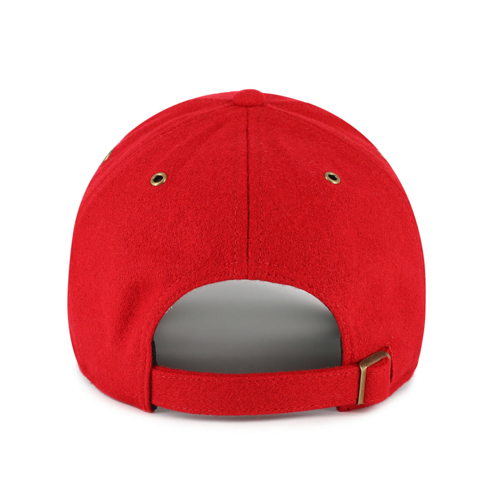 Montreal Canadiens NHL 47 Brand Men's Red Golden Age Offside A-Frame Adjustable Hat
