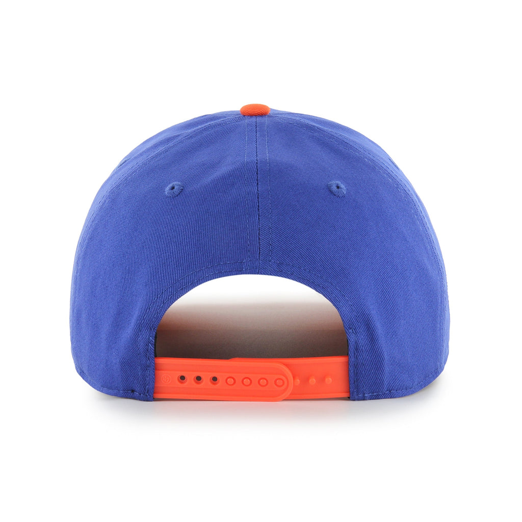 Edmonton Oilers NHL 47 Brand Men's Royal/Orange Hard Hat Arch Hitch Snapback Hat