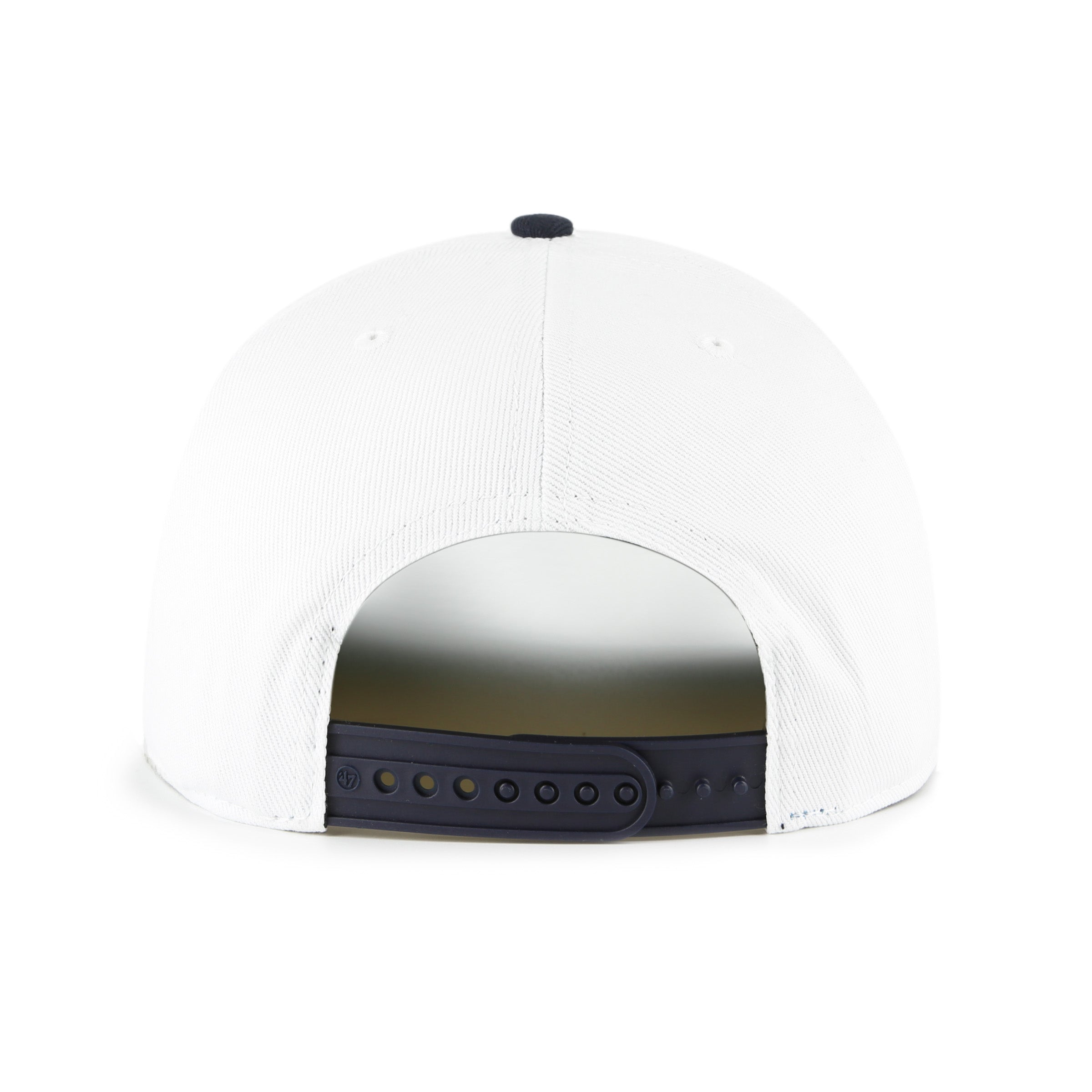 Michigan Wolverines NCAA 47 Brand Men's White Prime Play Hitch Snapback Hat
