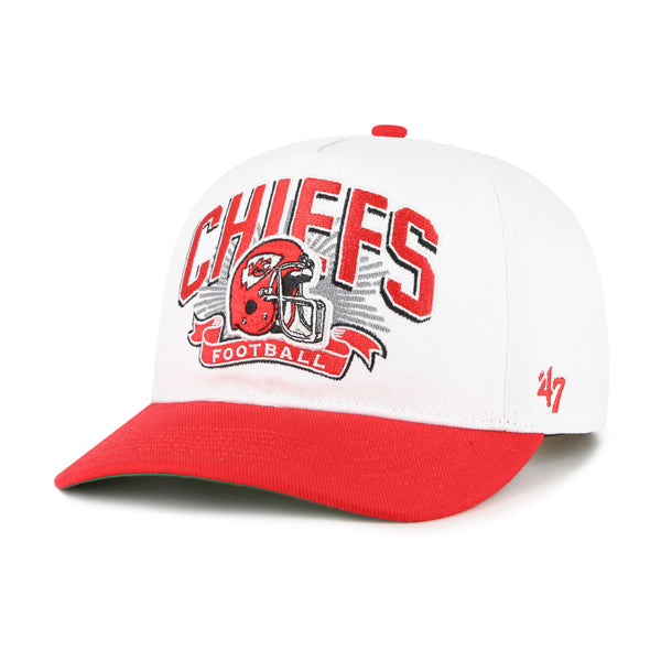 Kansas City Chiefs NFL 47 Brand Men's White Prime Play Hitch Snapback Hat
