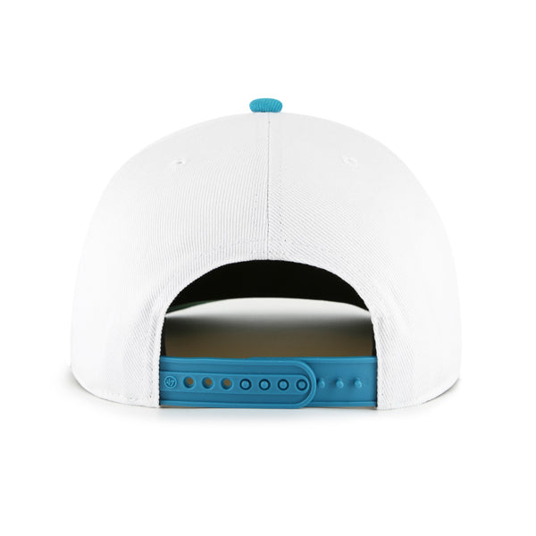 Miami Dolphins NFL 47 Brand Men's White Prime Play Hitch Snapback Hat