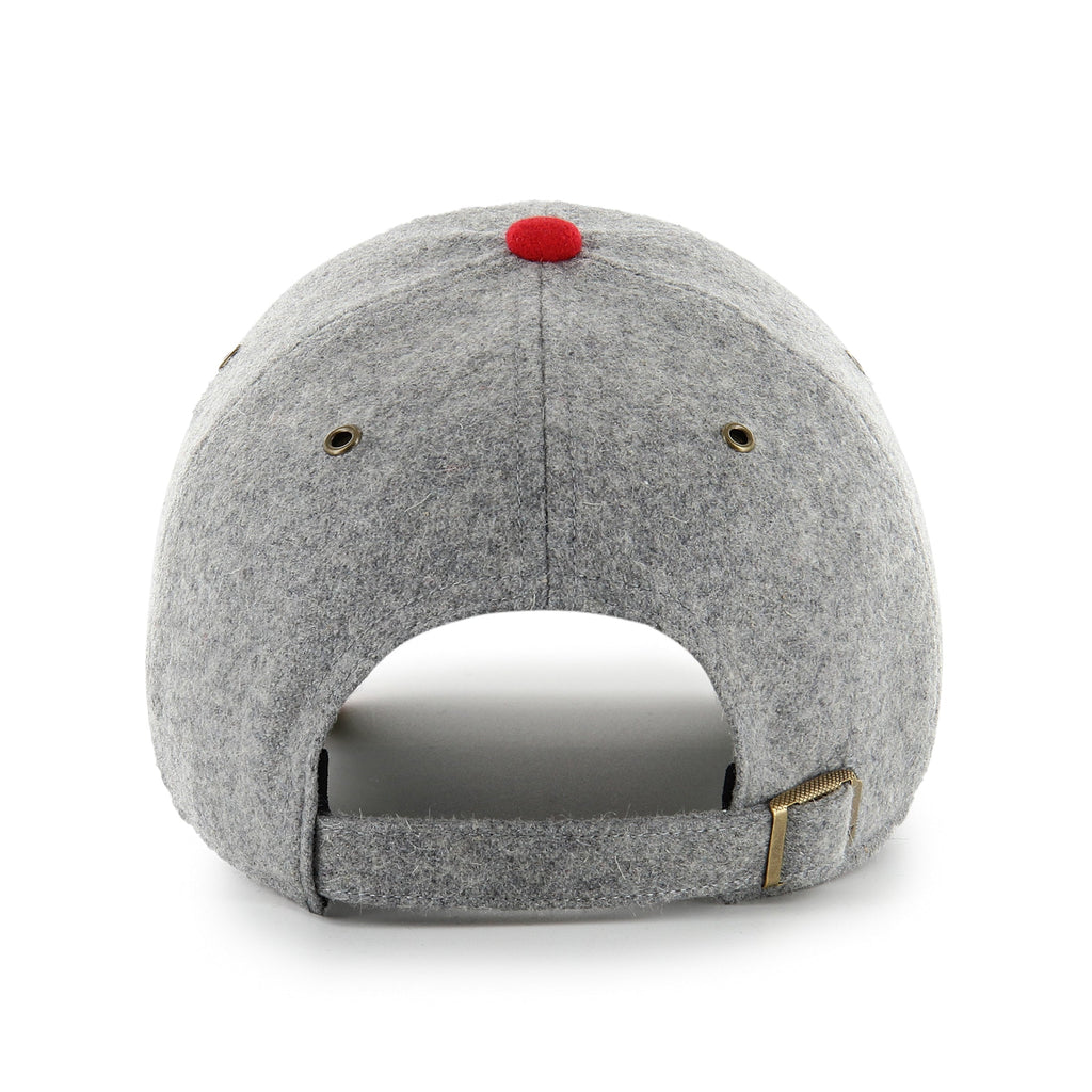 Montreal Canadiens NHL 47 Brand Men's Grey Golden Age Clean Up Wool Adjustable Hat