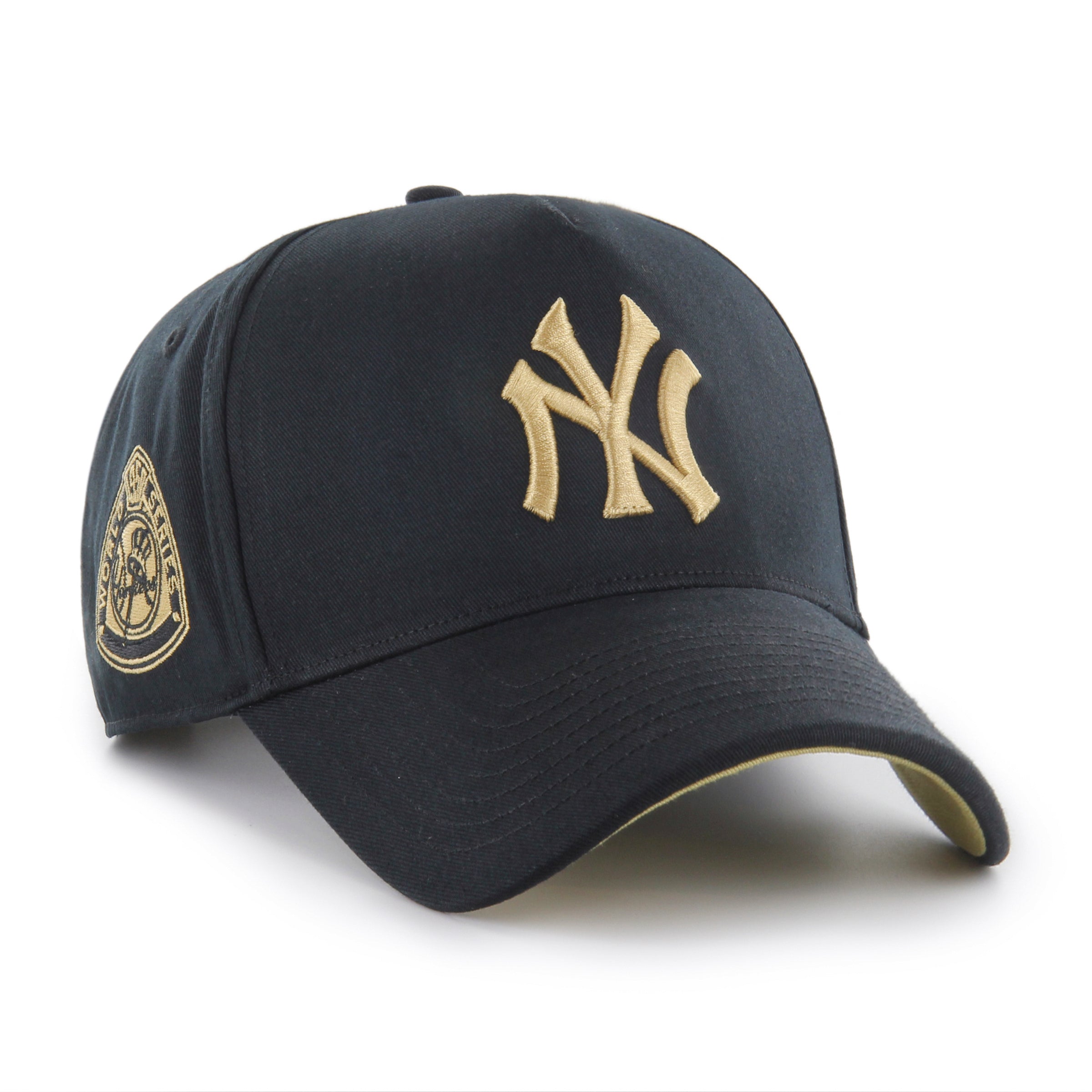 New York Yankees MLB 47 Brand Men's Black MVP Deluxe Sure Shot Snapback
