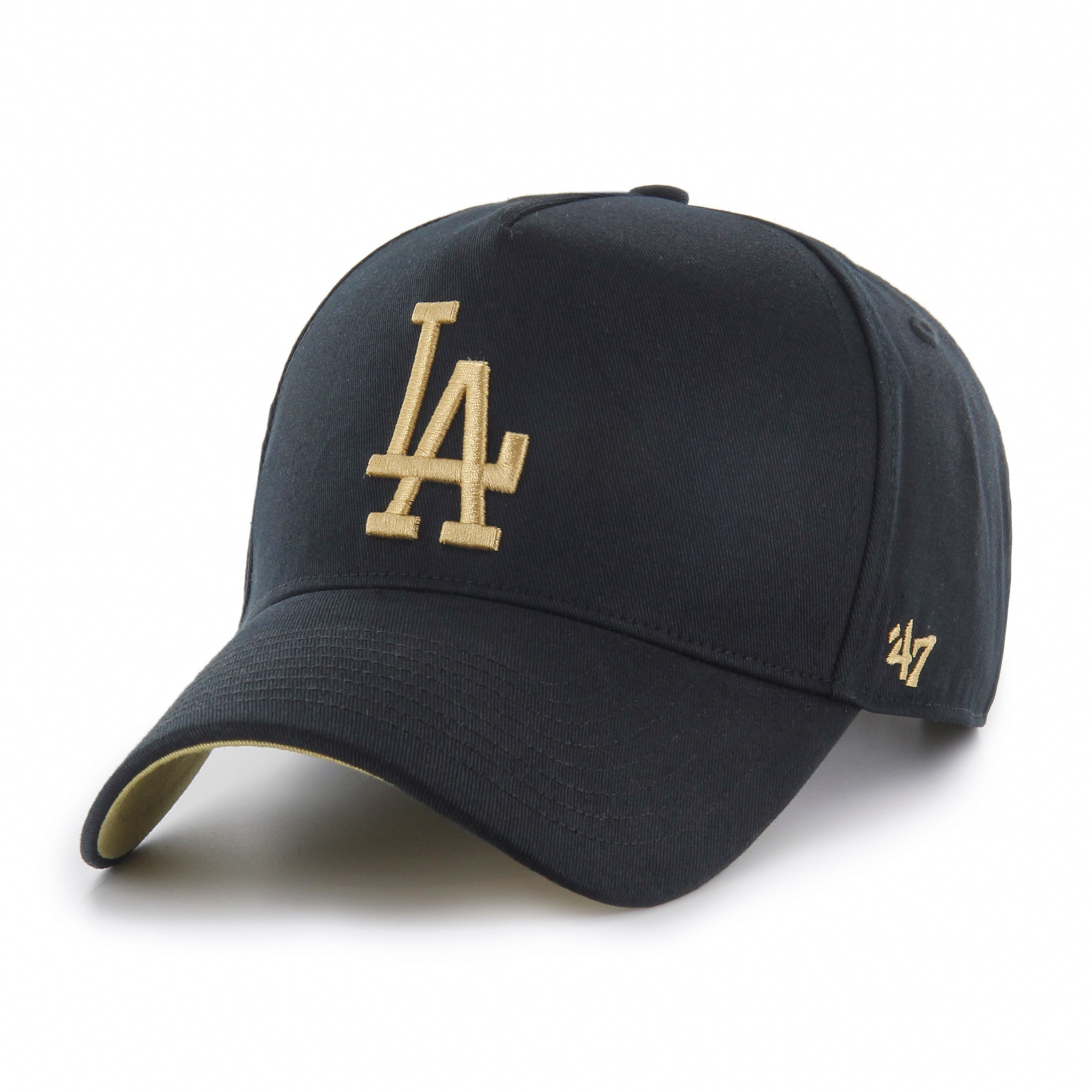 Los Angeles Dodgers MLB 47 Brand Men's Black MVP Deluxe Sure Shot Snapback