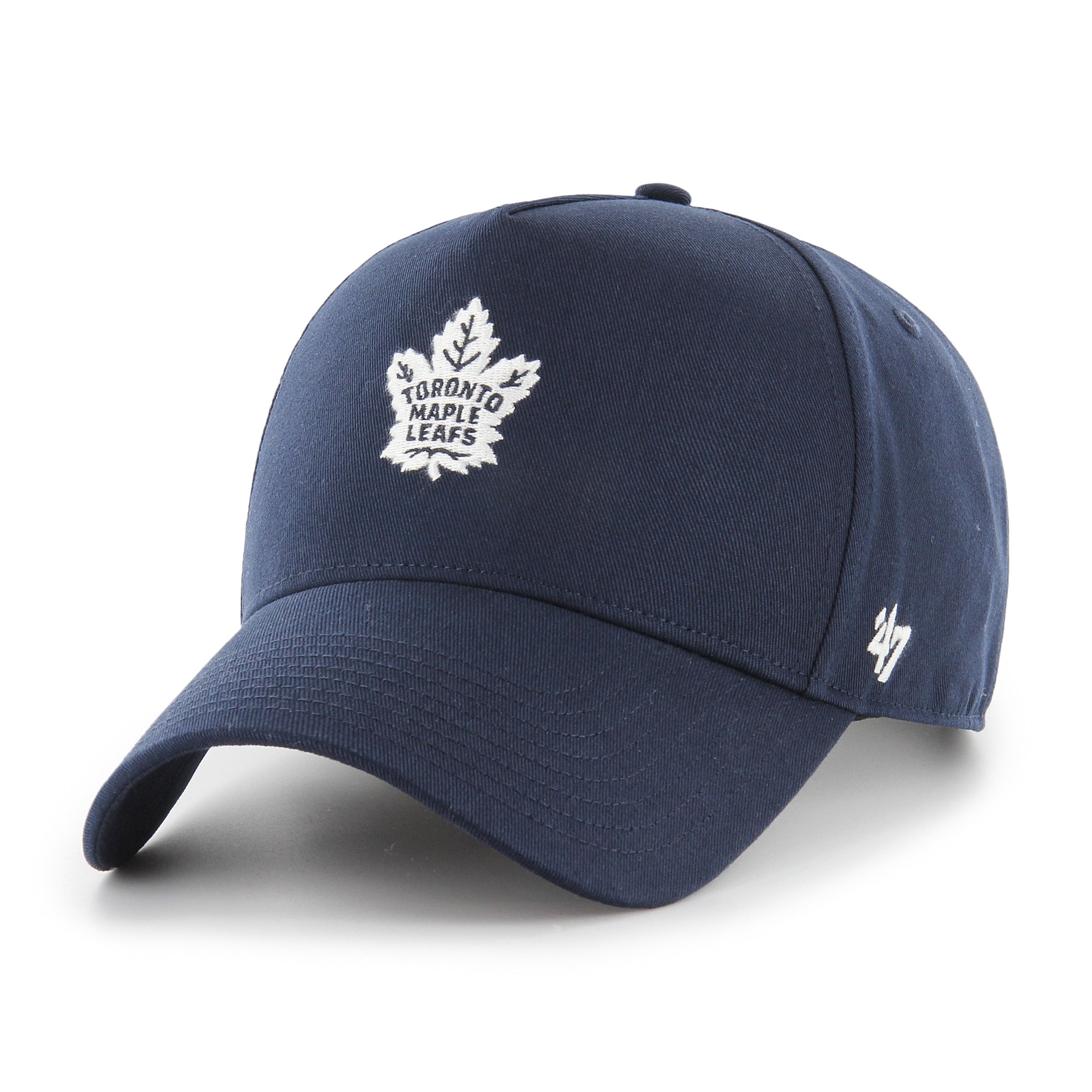 Toronto Maple Leafs NHL 47 Brand Men's Navy Foundational Offside Hitch Adjustable Hat