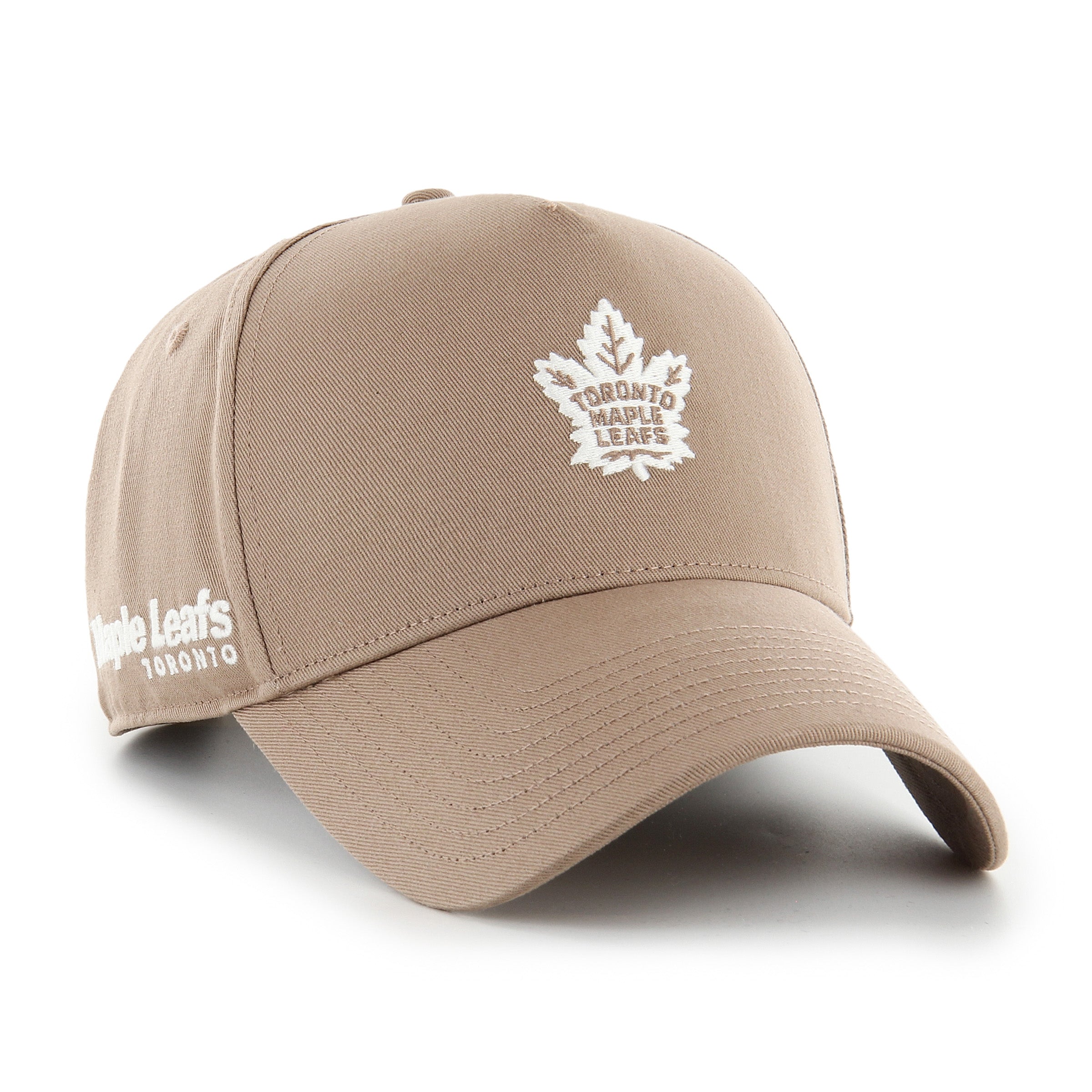 Toronto Maple Leafs NHL 47 Brand Men's Sandstone Foundational Offside Hitch Adjustable Hat