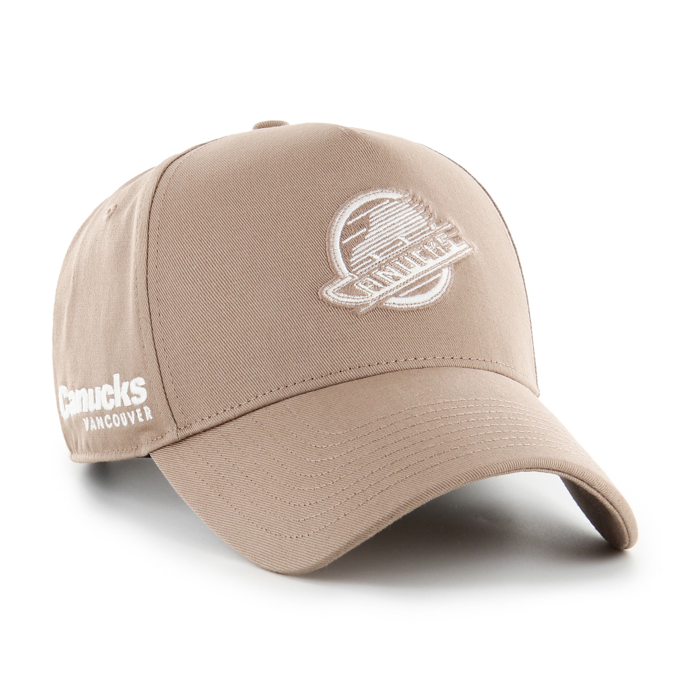 Vancouver Canucks NHL 47 Brand Men's Sandstone Foundational Offside Hitch Adjustable Hat