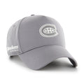Montreal Canadiens NHL 47 Brand Men's Wolf Grey Foundational Offside Hitch Adjustable Hat