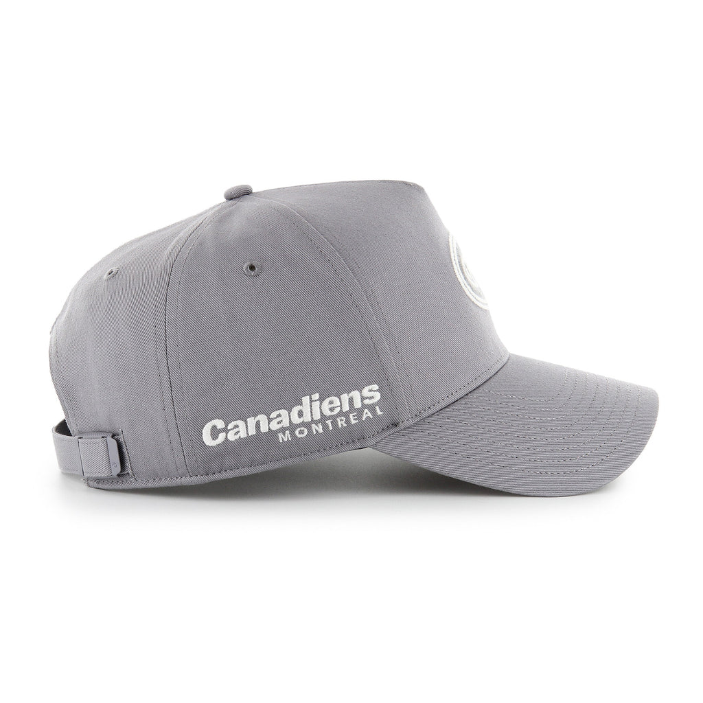 Montreal Canadiens NHL 47 Brand Men's Wolf Grey Foundational Offside Hitch Adjustable Hat