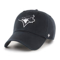 Toronto Blue Jays MLB 47 Brand Men's Black White Clean Up Adjustable Hat