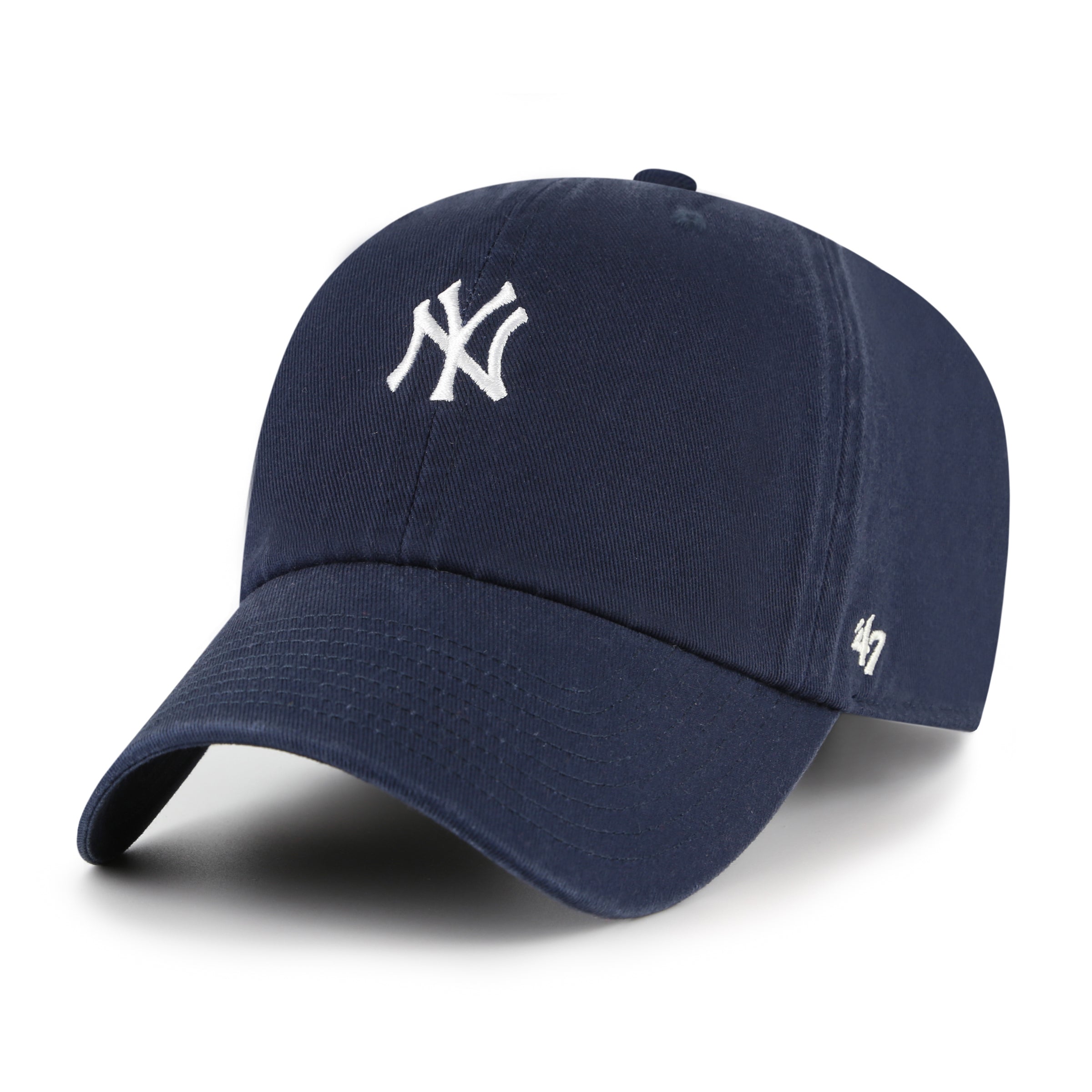 New York Yankees MLB 47 Brand Men's Navy Base Runner Ballpark Clean Up Adjustable Hat