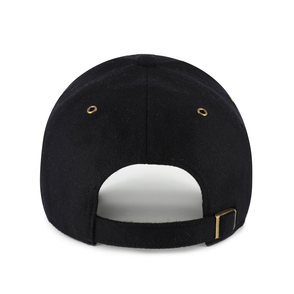 Boston Bruins NHL 47 Brand Men's Black Golden Age Offside DT Adjustable Hat