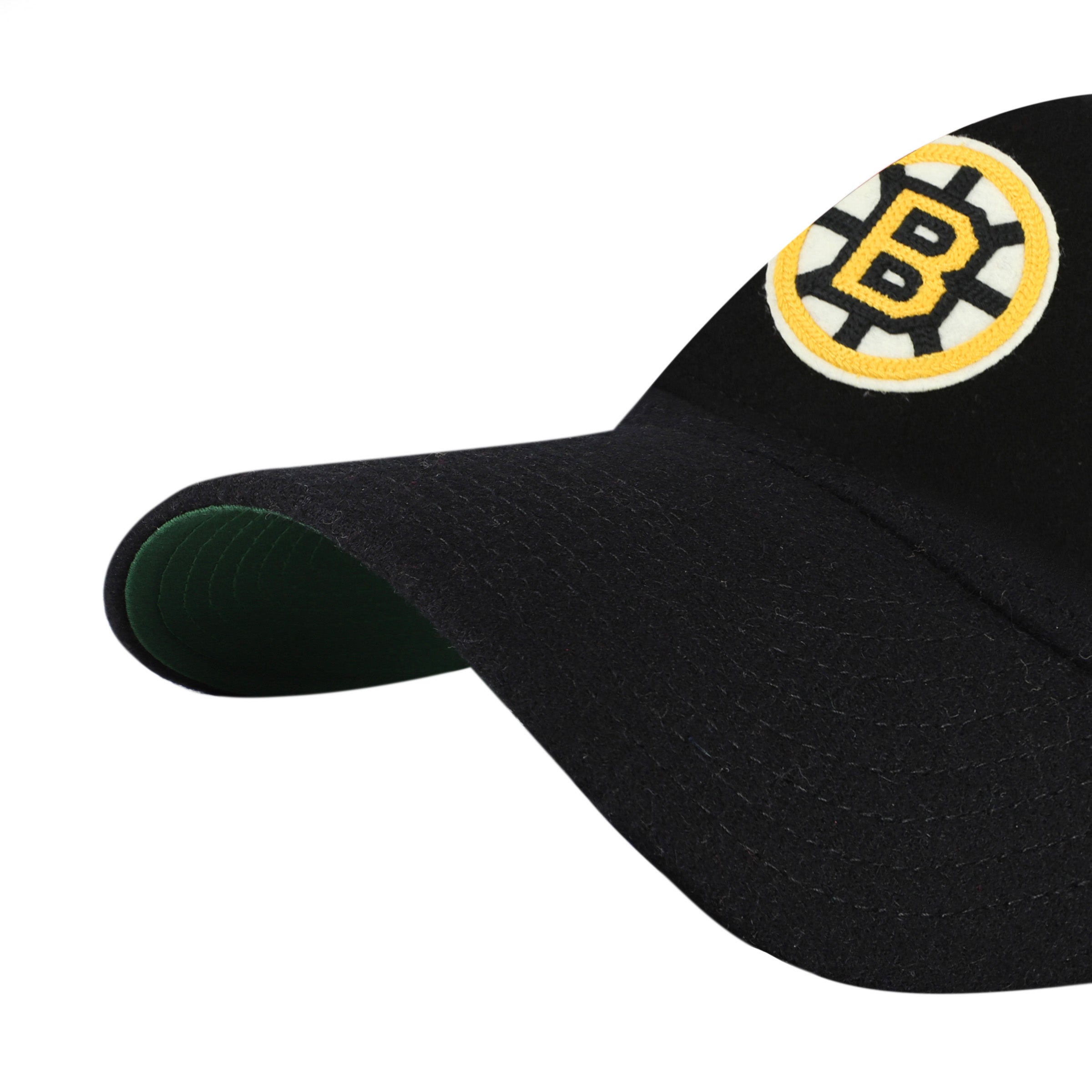 Boston Bruins NHL 47 Brand Men's Black Golden Age Offside DT Adjustable Hat