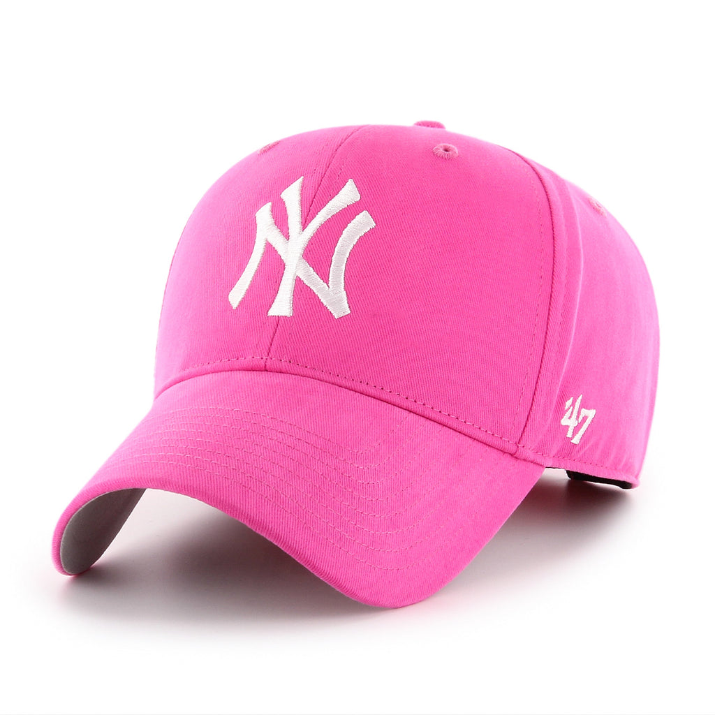 New York Yankees MLB 47 Brand Toddler Pink Magenta MVP Adjustable Hat