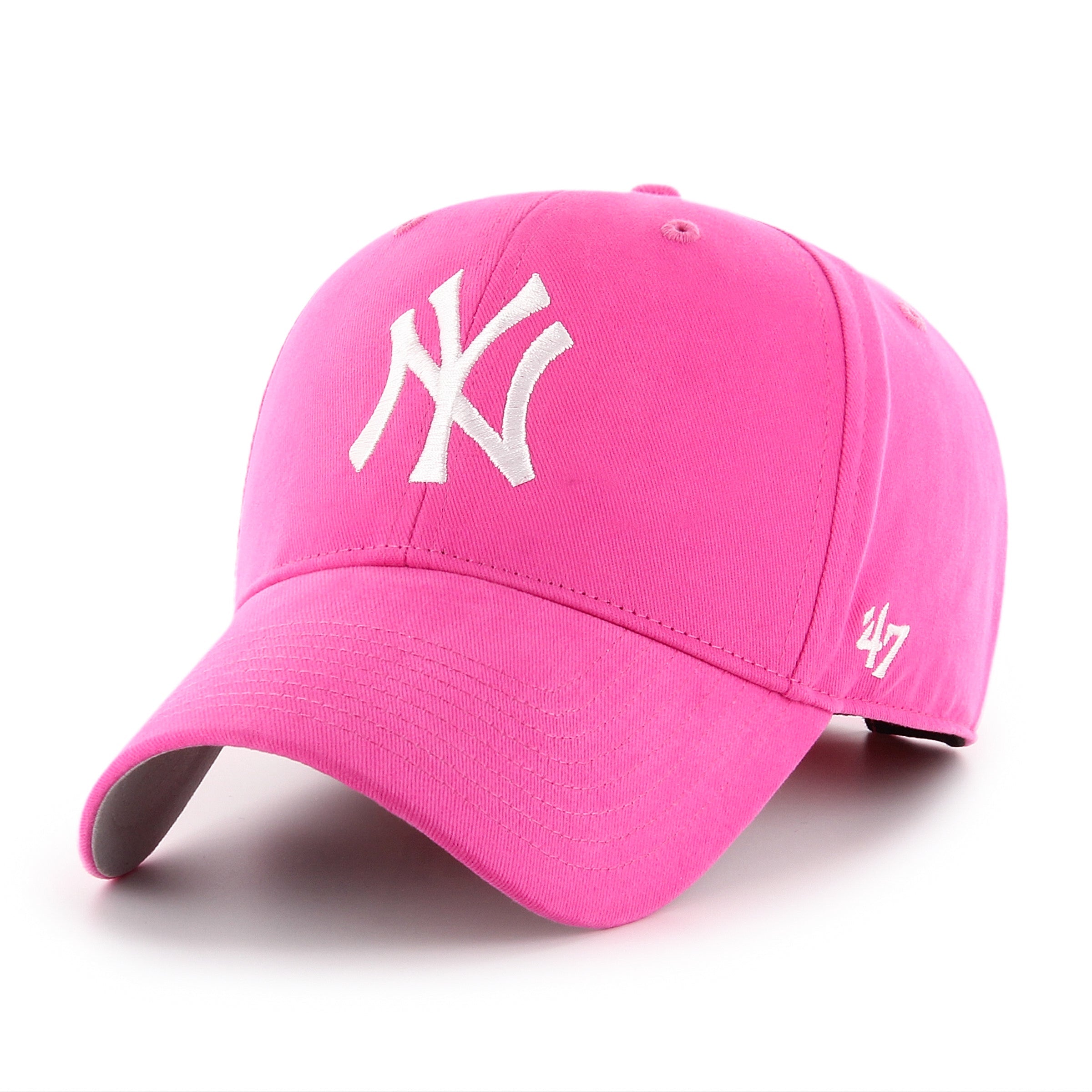 New York Yankees MLB 47 Brand Toddler Pink Magenta MVP Adjustable Hat