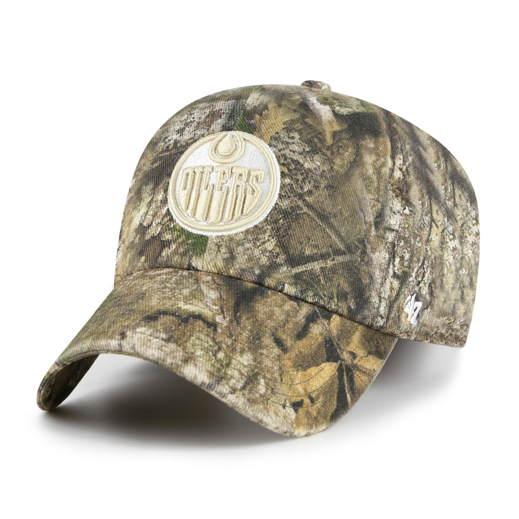 Edmonton Oilers NHL 47 Brand Men's Real Tree Clean Up Adjustable Hat