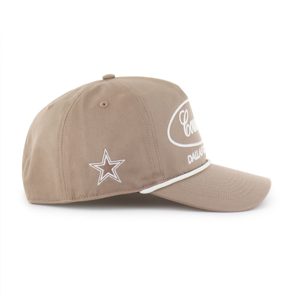 Dallas Cowboys NFL 47 Brand Men's Sandstone Foundational Rope Hitch Snapback Hat