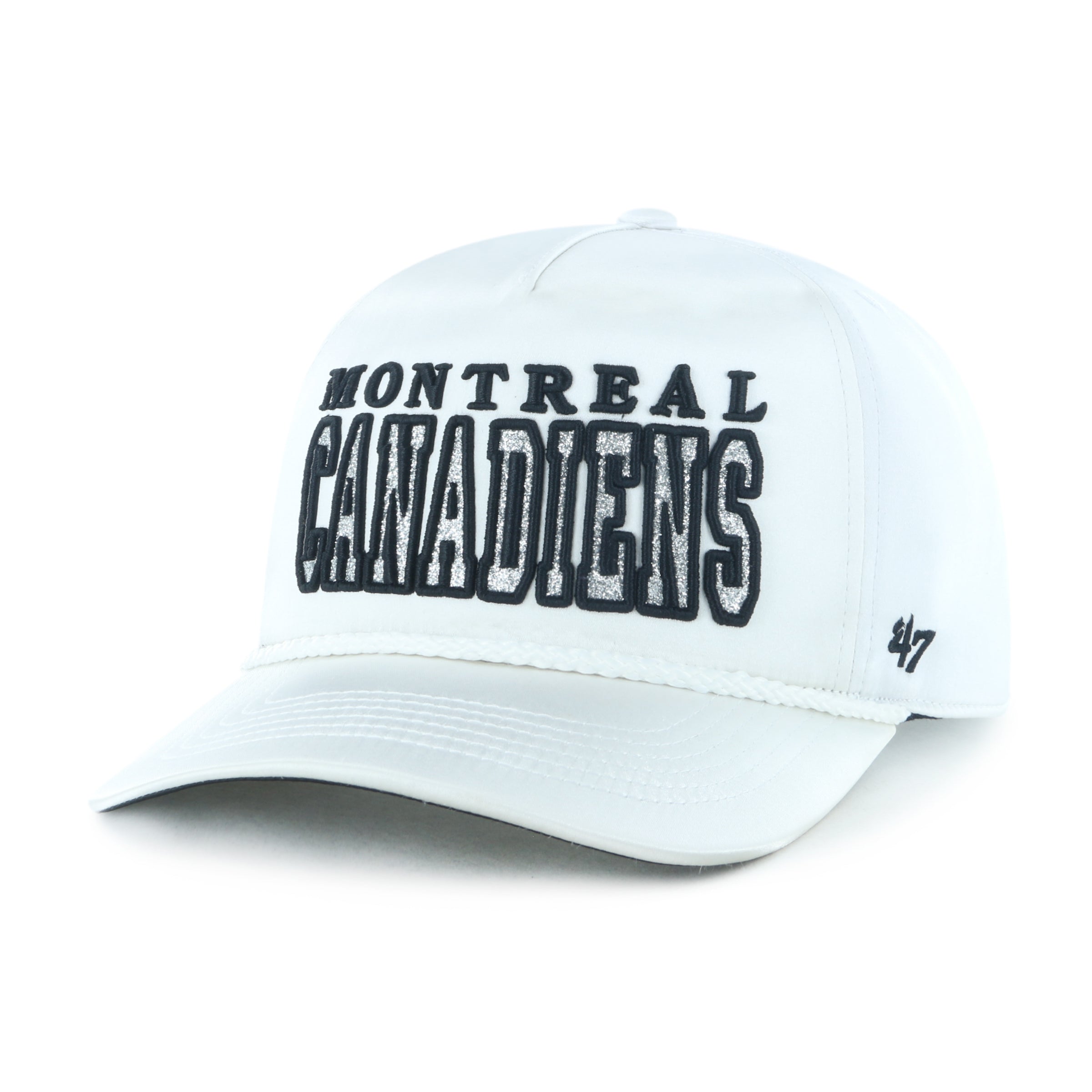 Montreal Canadiens NHL 47 Brand Women's White Outspoken Hitch Snapback Hat
