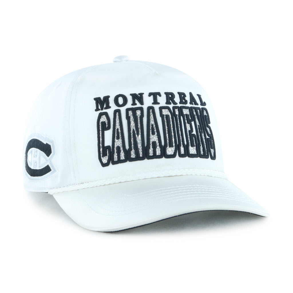 Montreal Canadiens NHL 47 Brand Women's White Outspoken Hitch Snapback Hat