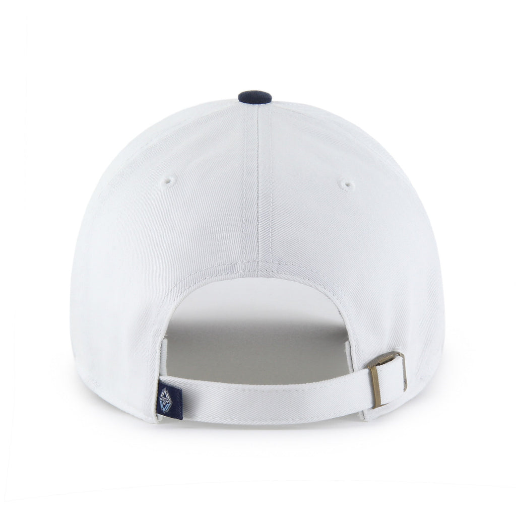 Vancouver Whitecaps FC MLS 47 Brand Men's White Two Tone Clean Up Adjustable Hat