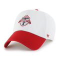 Toronto FC MLS 47 Brand Men's White Two Tone Clean Up Adjustable Hat