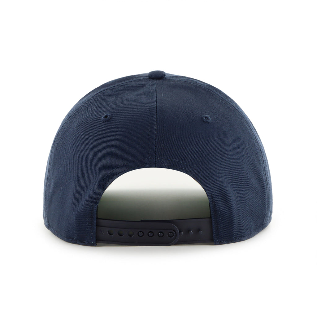 Montreal Canadiens NHL 47 Brand Men's Navy Break Wood Suede Hitch Snapback Hat