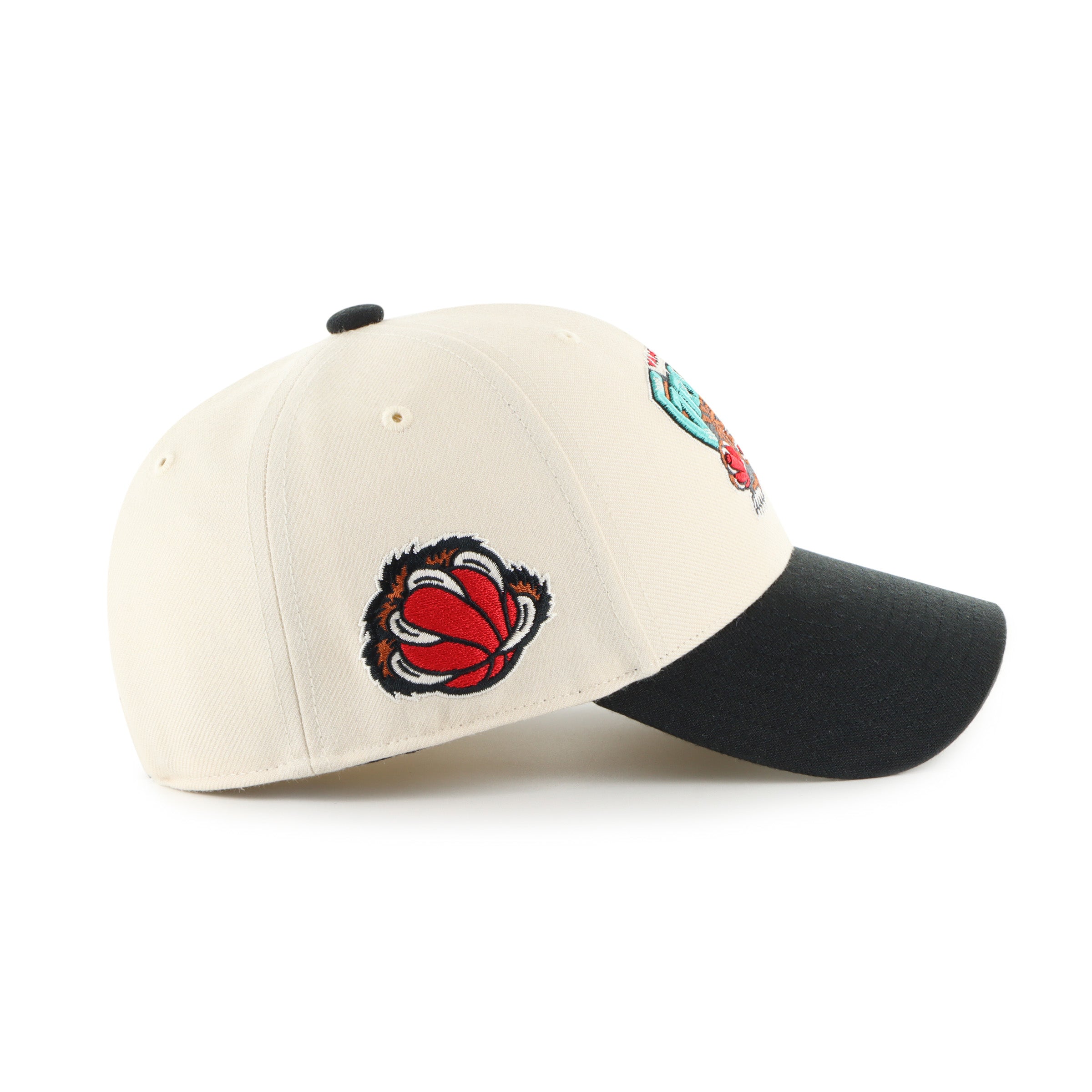 Vancouver Grizzlies NBA 47 Brand Men's Two Tone Sure Shot MVP Adjustable Hat