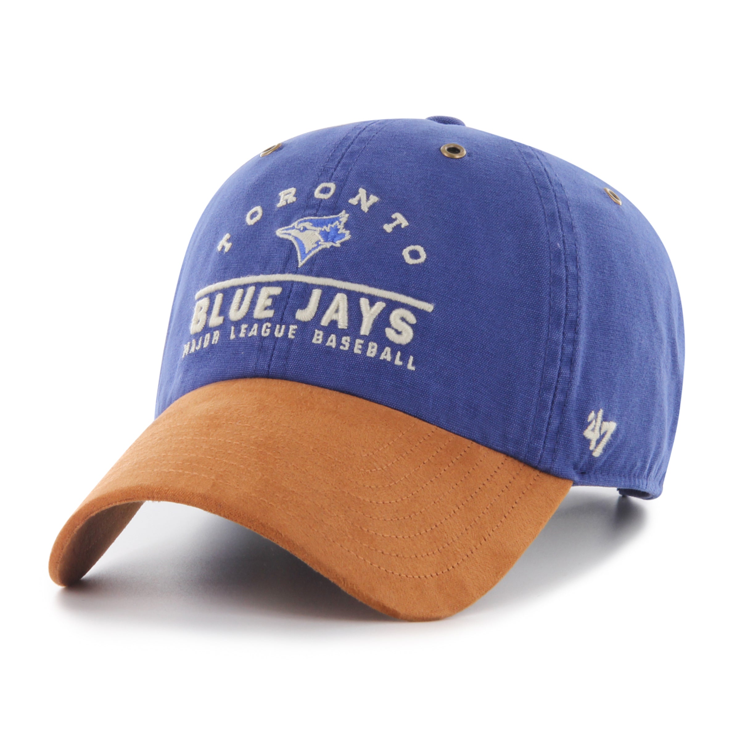 Toronto Blue Jays MLB 47 Brand Men's Royal Windham Suede Clean Up Adjustable Hat