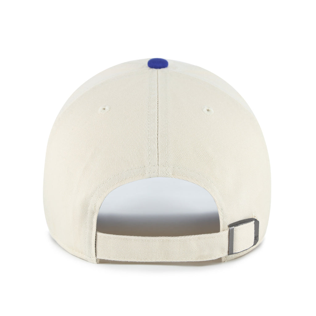 Toronto Blue Jays MLB 47 Brand Men's Beige Royal Base Runner Two Tone Clean Up Adjustable Hat