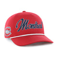 Montreal Canadiens NHL 47 Brand Men's Red Overhead Rope Hitch Adjustable Hat