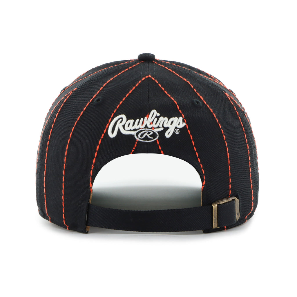 San Francisco Giants MLB 47 Brand Men's Black Rawlings Pinstripe Hitch Adjustable Hat