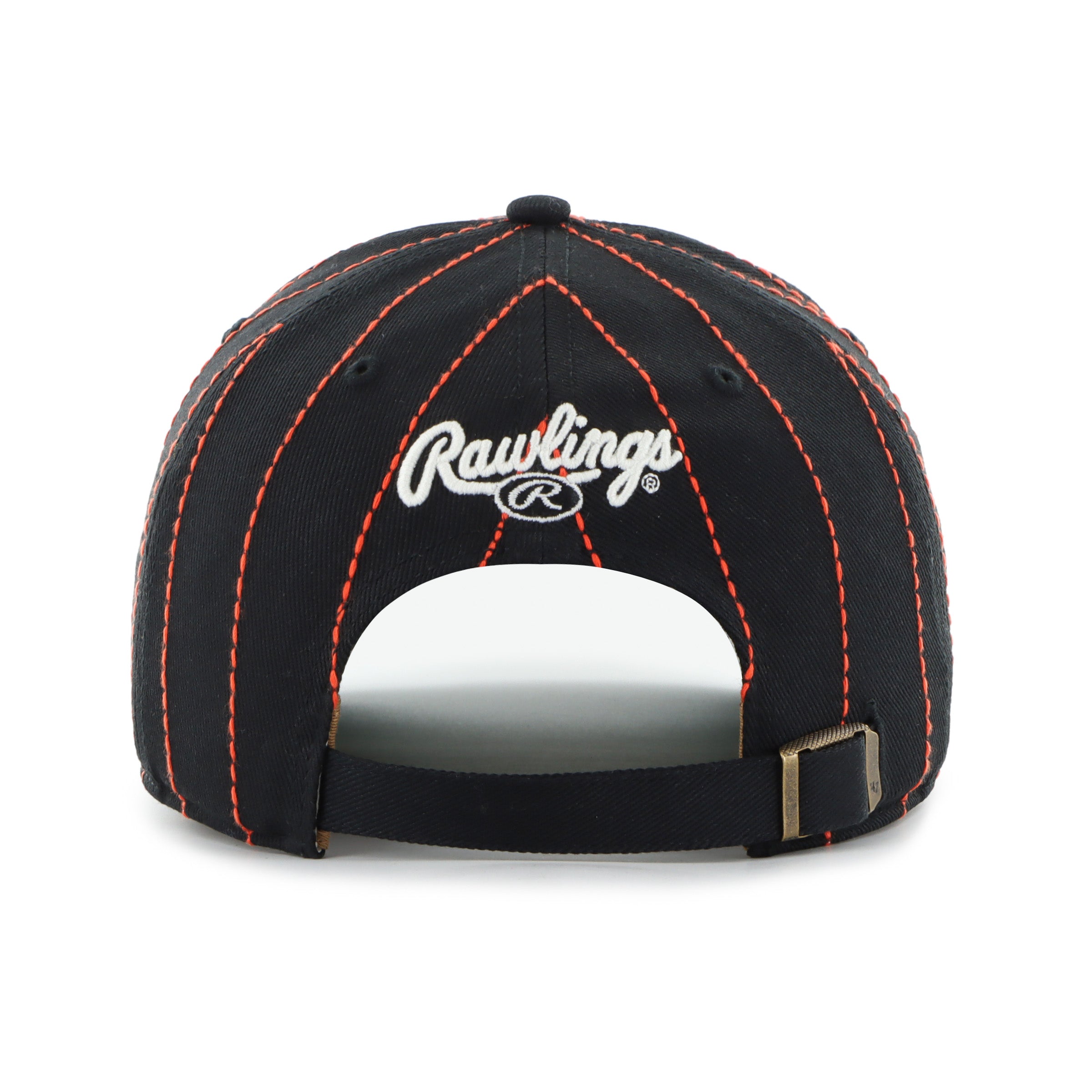 San Francisco Giants MLB 47 Brand Men's Black Rawlings Pinstripe Hitch Adjustable Hat