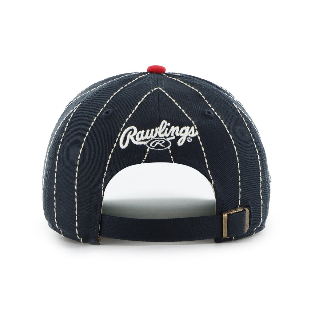 St. Louis Cardinals MLB 47 Brand Men's Black Rawlings Pinstripe Hitch Adjustable Hat