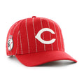 Cincinnati Reds MLB 47 Brand Men's Red Rawlings Pinstripe Hitch Adjustable Hat