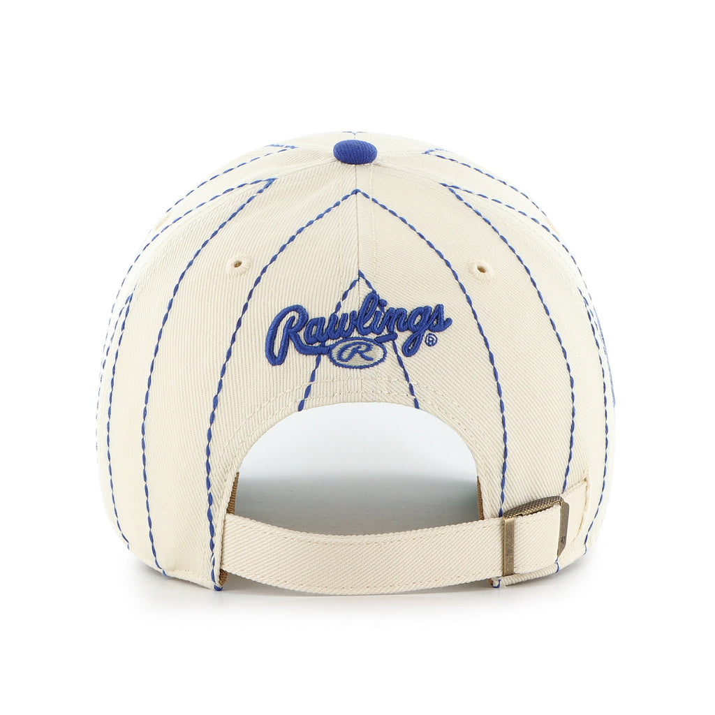 Los Angeles Dodgers MLB 47 Brand Men's Beige Rawlings Pinstripe Clean Up  Adjustable Hat