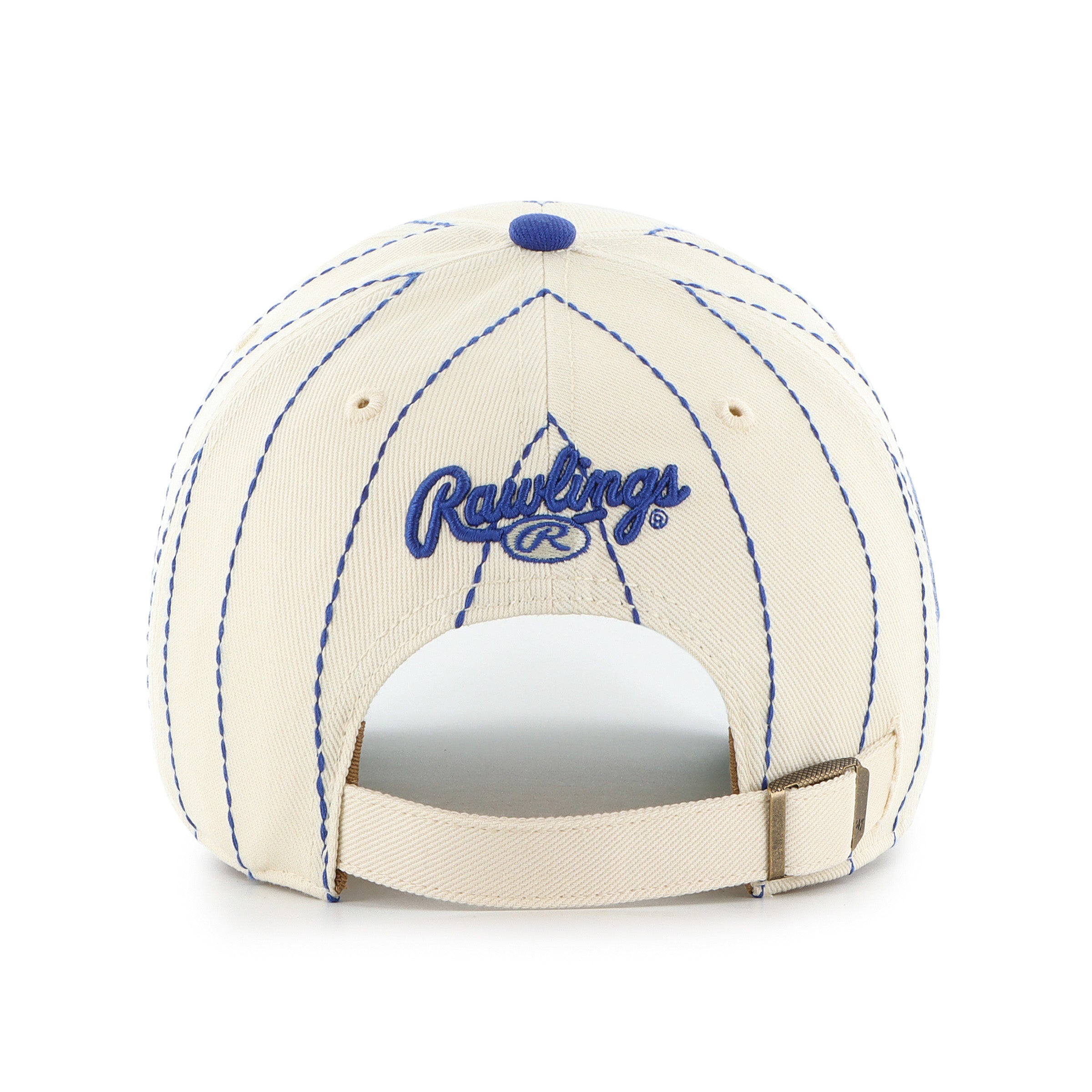 Los Angeles Dodgers MLB 47 Brand Men's Beige Rawlings Pinstripe Clean Up  Adjustable Hat
