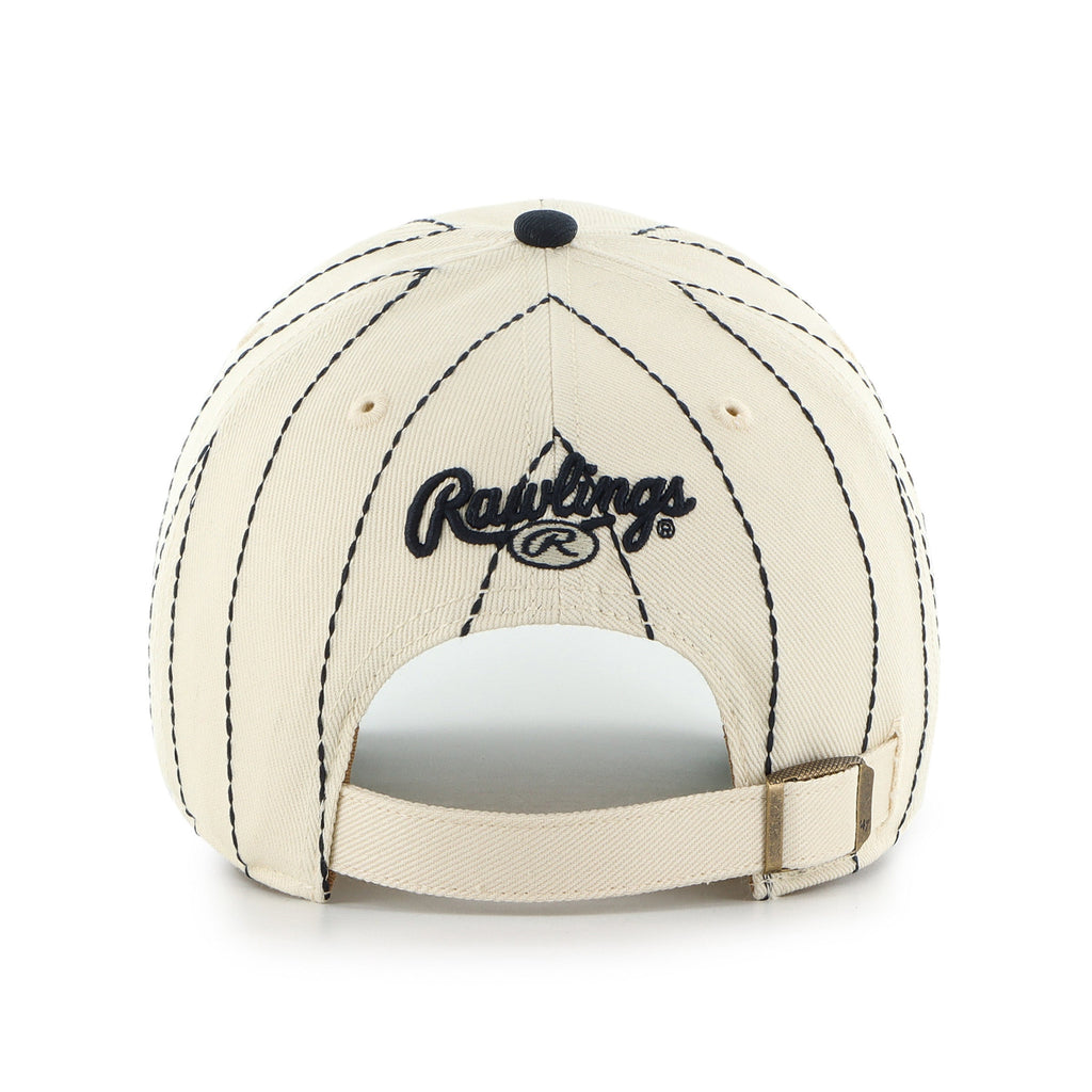 New York Yankees MLB 47 Brand Men's Beige Rawlings Pinstripe Clean Up Adjustable Hat