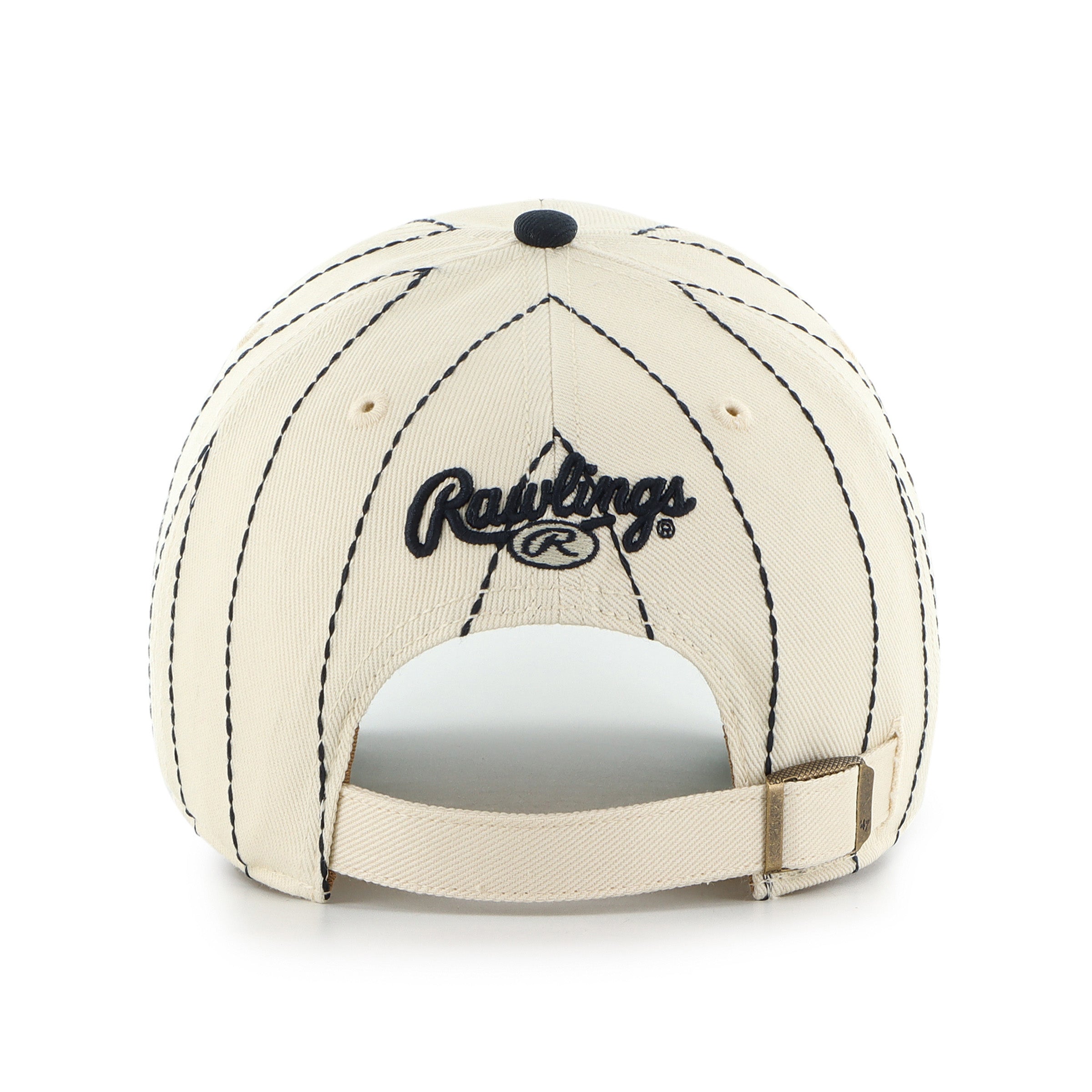 New York Yankees MLB 47 Brand Men's Beige Rawlings Pinstripe Clean Up Adjustable Hat