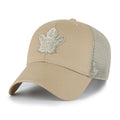 Toronto Maple Leafs NHL 47 Brand Men's Branson Khaki MVP Trucker Snapback Hat