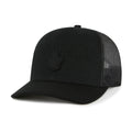 Toronto Maple Leafs NHL 47 Brand Men's Black Contemporary Trucker Snapback Hat