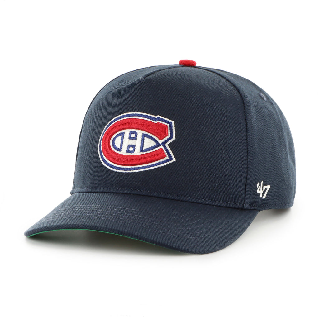 Montreal Canadiens NHL 47 Brand Men's Navy Golden Age Replica A-Frame Adjustable Hat