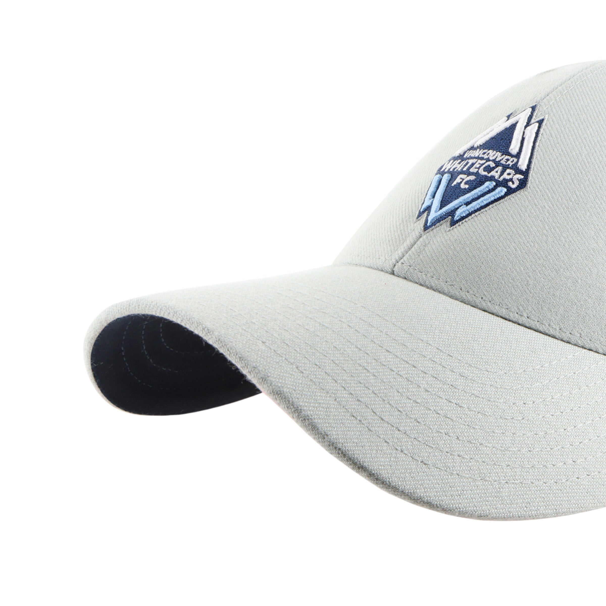 Vancouver Whitecaps FC MLS 47 Brand Men's Grey MVP Ballpark Snapback Hat