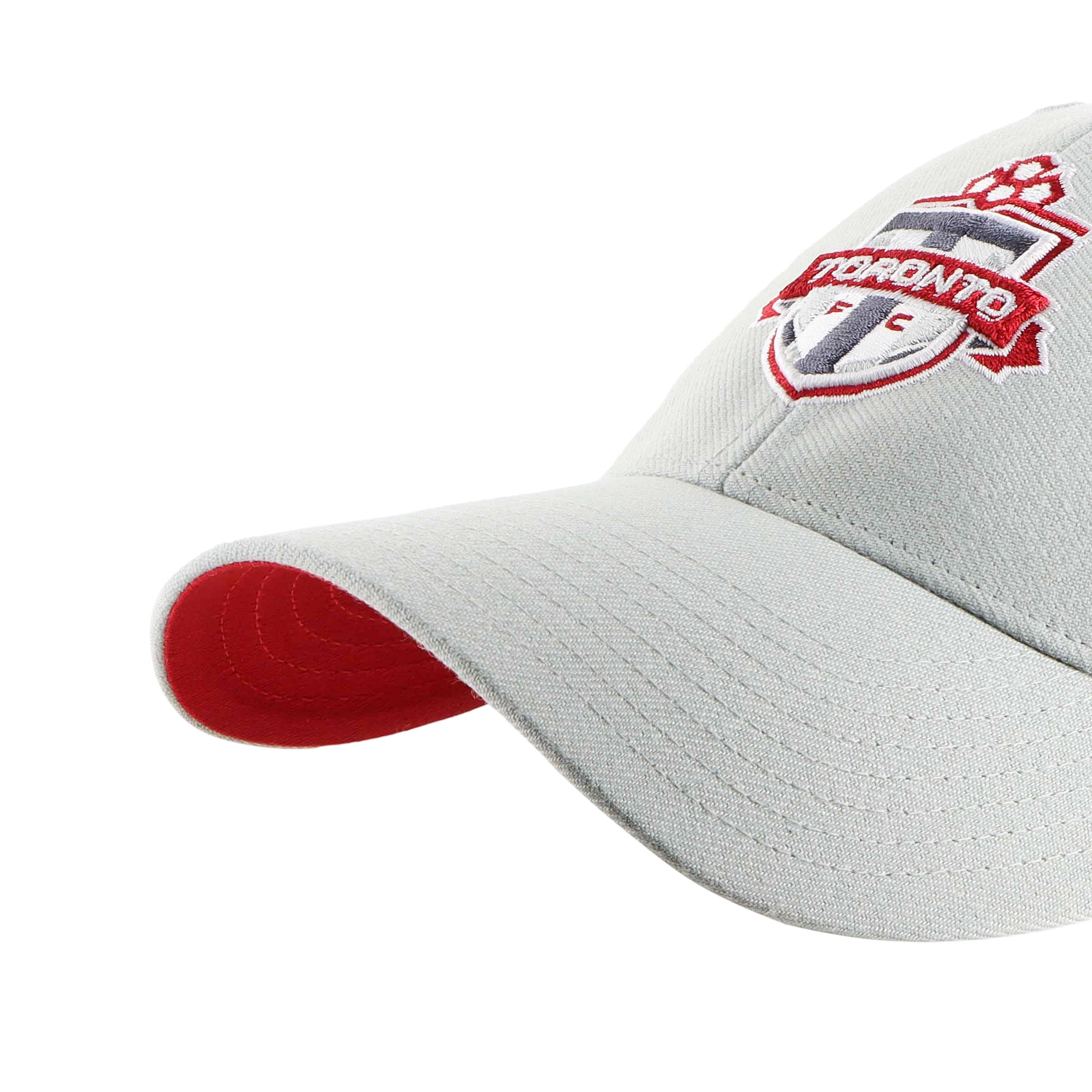 Toronto FC MLS 47 Brand Men's Grey MVP Ballpark Snapback Hat