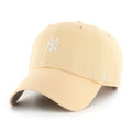 New York Yankees MLB 47 Brand Men's Apricot Base Runner Ballpark Clean Up Adjustable Hat