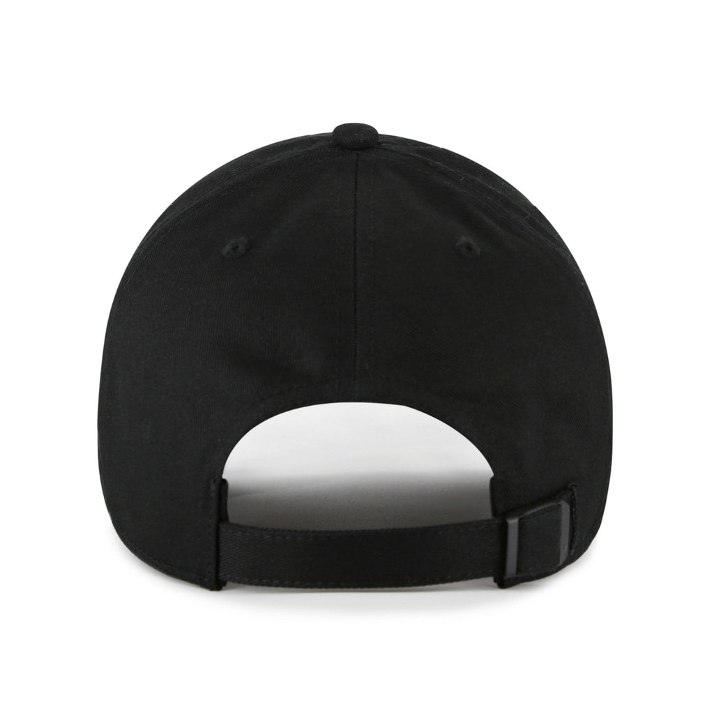 Quebec Nordiques NHL 47 Brand Men's Black on Black Contemporary Clean Up Adjustable Hat